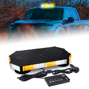 Led trên mái nhà Strobe đèn hiệu đèn thanh mới từ trường hợp khẩn cấp không thấm nước cảnh báo giao thông nhấp nháy cày ánh sáng với bộ điều khiển - Product Image 6