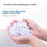 Deli 14431 Trituradora de papel para oficina de nivel 4 de alta calidad para negocios grandes y hogar Trituradora de documentos Compatibilidad de CD y tarjetas