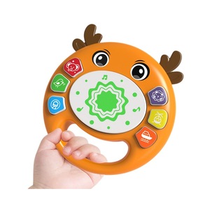 <span class=keywords><strong>2025</strong></span> bé nóng bán giáo dục sớm nút điện chiếu sáng bé Điện Tay trống đồ chơi - Product Image 1