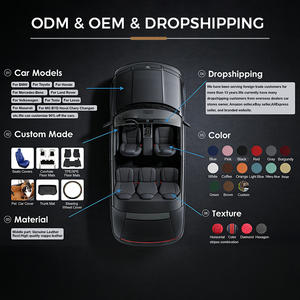 <span class=keywords><strong>Coprisedili</strong></span> per Auto su Misura in Pelle Nappa di Lusso Impermeabili per <span class=keywords><strong>BMW</strong></span>, Mercedes, Tesla, Lexus - Product Image 2