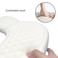 Repose-main professionnel en cuir PU souple en forme de U avec technologie UV, forme liquide et fonction amovible