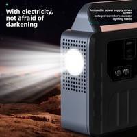 Station d'alimentation portable OEM ODM 200W avec sortie USB DC MPPT, générateur alimenté par batterie au lithium pour le camping en plein air et la sauvegarde électrique
