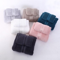 Serviette de bain de luxe OEM/ODM 100% coton, haute absorption, pour hôtels et complexes hôteliers