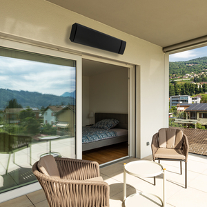 Chauffage de terrasse infrarouge lointain 1000W-3000W, radiateur électrique avec télécommande et thermostat intelligent Wi-Fi pour terrasse, garage, entrepôt - Product Image 3