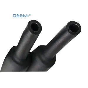 DEEM Formaldehyde Free Tidy Connection Heat Shrink Tube Joint Insulation Tubes Hot Melt Adhesive Coated LOW Voltage Black PE
