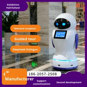 Hướng dẫn Chào mừng <span class=keywords><strong>Robot</strong></span> dịch vụ thông minh cho triển lãm ngân hàng trường học bệnh viện khách sạn-tiếp tân giao đồ ăn & hướng dẫn viên du lịch - Product Image 3