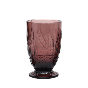 Eleganti Bicchieri da Vino in Vetro Vintage con Motivi Floreali in Rilievo, Materiale Ecologico Senza Piombo, Capacità 230ml - Product Image 5