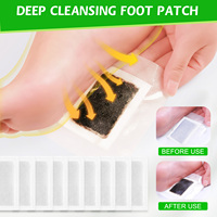Patchs détox pour les pieds ALIVER, marque privée, japonais, à base d'armoise biologique, pour stimuler le métabolisme du corps
