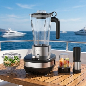 Robot culinaire multifonction Sonifer 4-en-1 : Mixeur plongeant, hachoir et <span class=keywords><strong>blender</strong></span> de cuisine, puissant et durable - Product Image 1