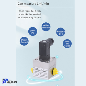 Roestvrij staal 1 ml/min Continue meting Kwantitatieve controle Olie Waterstroommeter Klein volumesensor Draadondersteuning <span class=keywords><strong>Plc</strong></span> - Product Image 5