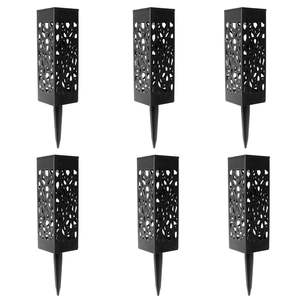 Lampe <span class=keywords><strong>solaire</strong></span> à LED pour pelouse avec piquet de jardin creusé et alimenté par batterie pour paysage et voie - Product Image 2