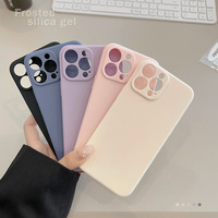 Coque de téléphone en TPU anti-rayures avec logo personnalisé U & Q Coque de téléphone portable colorée pour iPhone 11 /12 /13/14/15ProMax