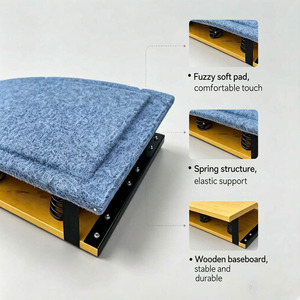 Planche de saut à longue distance en bois massif de haute qualité avec base renforcée, adaptée à une utilisation à la maison ou à l'école - Product Image 5