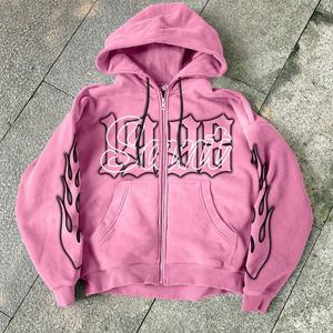 Sudadera con Capucha para Hombre, Estilo Oversize, con Estampado de Letras en Serigrafía, Hombros Caídos, Corte Cuadrado, Lavado Ácido, Personalizada por el Fabricante de Ropa - Product Image 2