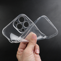 Coque de Téléphone en Silicone Transparente Souple en TPU pour iPhone 17 Pro Max 16 15 14 13 12 11 XS XR, Housse de Protection