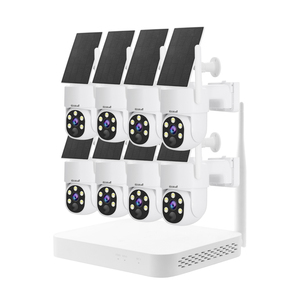 Jidetech 4MP 8H Mini Năng Lượng Mặt Trời Powered Không Dây PTZ Hệ Thống Camera Ngoài Trời Với 2Pcs 9000MAh Pin PIR Máy Ảnh 3W Năng Lượng Mặt Trời Bảng Điều Khiển - Product Image 1