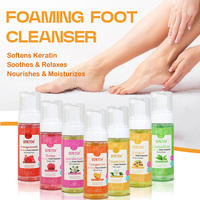Nettoyant Moussant pour les Pieds à l'Urée et aux Extraits Végétaux : Mousse 2-en-1 Adoucissante et Nettoyante pour les Pieds |   MOQ flexible