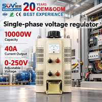 Régulateur de tension AC monophasé en cuivre série TDGC, stabilisateur de tension servo, entrée 380V, sortie 250V, réglable