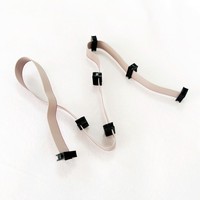 Connecteur de câble ruban IDC personnalisé 20 broches mâle à femelle IDC câble ruban plat gris 28 AWG faisceau de câbles gras