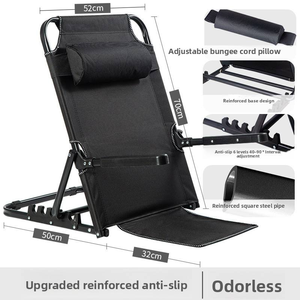 Silla Reclinable Plegable TAHATH, Silla de Playa Portátil, Ajustable, Ergonómica, con Soporte para la Espalda, Resistente, Ecológica, para Camping - Product Image 5