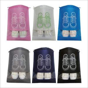 Sac à chaussures en jute organique durable imprimé sur mesure avec fermeture à cordon écologique - Product Image 2