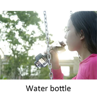 550ml Portable Incassable Sport Bouteille En Plastique Shaker Sport Bouteilles D'eau Fitness Haltère
