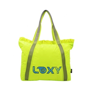 Vietnam 18L écologique recyclé polyester matériel organisateur stockage sac de voyage fourre-tout durable pliant sac de sport tissu RPE - Product Image 1