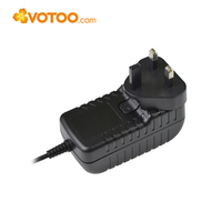 Adaptateur secteur mural ultra-compact 26W 13V 2A AC/DC US/EU/UK/AU 5.5x2.1mm pour appareils électroniques, LED, CCTV, certifié CE, FCC, RoHS