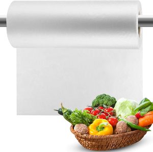 Sacs en plastique recyclables transparents HDPE LDPE avec poignée de gilet pour fruits et légumes de supermarché - Product Image 1