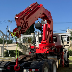 Grúa Hidráulica Plegable de 20-25T para Camión, Manipulador de Grúa Pequeña para Camión de 3 Toneladas con Certificación CE, Precio de Fábrica Económico - Product Image 1