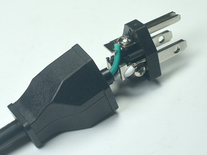 NEMA 5-15P Электрический сменный штекер, удлинитель, концы, 125 В, 15А, 2-полюсный 3-проводной прямой штекер, 3 контакта, съемный штекер - Product Image 5