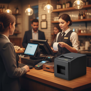 80MM POS Thermal Receipt Printer Cash Drawer Auto Cutter POS80-CF Model Ticket/Bill 203dpi /USB <strong>Interface</strong> 1-Year Stock - Product Image 2