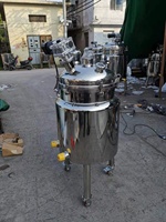 Cuve de mélange en acier inoxydable avec composants de chauffage pour liquides (parfum, miel, jus), moteur, engrenages et revêtement pour le traitement de produits chimiques