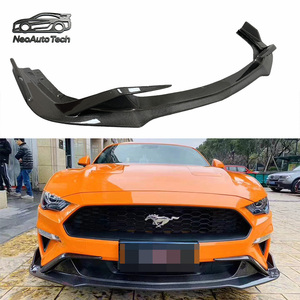 Nouvelle lèvre de pare-chocs avant en fibre de carbone pour <span class=keywords><strong>Mustang</strong></span> GT 2015-2022, pièce de rechange par NeoAuto <span class=keywords><strong>Tech</strong></span> - Product Image 1