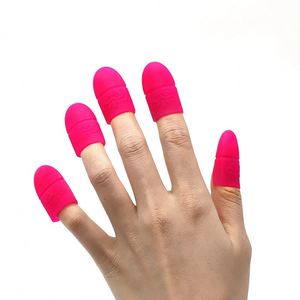 Lot de 10 clips en silicone pour dissolvant de vernis à ongles, capuchons de nettoyage pour gel, dégraissant, protections pour doigts, outils de manucure - Product Image 5