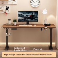 Table Électrique à Levier Simple/Double Moteur Bureau Intelligent pour Ordinateur E-Sports Bureau à Domicile avec Pieds