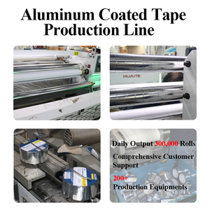 2 "PAP OPP metalized Bạc Bopp aluminized Băng dính chịu nhiệt nước Acrylic dính cho ống gói sửa chữa Ống - Product Image 3