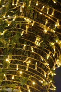 Guirlande lumineuse LED connectable pour extérieur, Noël, 10m, IP67, étanche, guirlande lumineuse LED suspendue avec décorations - Product Image 4