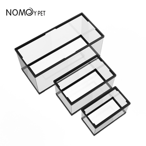 Nomoy Pet Turtle Tank <span class=keywords><strong>Aquarium</strong></span> Transparant Huisdier Tank Voor Schildpadden Krabben Rivierkreeft Kleine Reptielen - Product Image 3