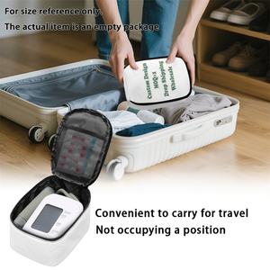 Personalização Special-purpose Bag Print on Demand Dobrável Pequenos Itens Portátil Monitor de Pressão Arterial Storage Bag with Zipper - Product Image 4