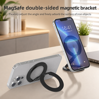 Support de bureau réglable en hauteur en alliage d'aluminium FY71-N avec aimant puissant pour support de téléphone, utilisation au bureau/au lit