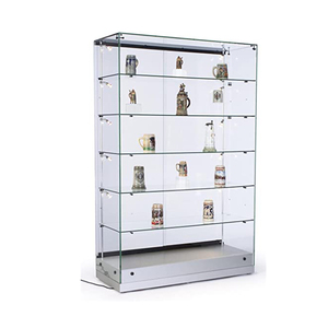 TMJ-950 Customized Free Standing Glass Display Cabinet Showcase
