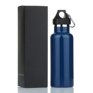 <b>Hot</b> New Novelty Customized Branded logo Sport <b>Drink</b> Double Walled Stainless Steel Water Bottle With Bamboo Lid - Product Image 4