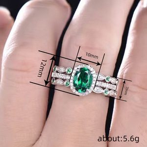 Anello geometrico ovale per donna, elegante anello da dito, accessorio moderno per gioielli da tutti i giorni - Product Image 4