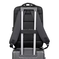 Sac à dos pour ordinateur portable Laycell OEM unisexe, durable, en tissu Oxford, avec fermeture éclair, imperméable, respirant, léger, avec ceinture à coussin d'air