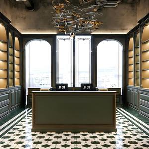 <span class=keywords><strong>Vitrine</strong></span> de présentation de bijoux moderne de luxe en contreplaqué avec éclairage LED et verre trempé pour kiosque <span class=keywords><strong>extérieur</strong></span> - Product Image 4