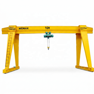 Pont roulant monopoutre MH de type 12,5t, 20t, 25t, 30t, 40t, 50t, portée 10m-20m, avec rail de déplacement au sol - <span class=keywords><strong>Prix</strong></span> - Product Image 1