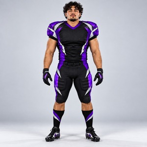 Uniforme de football américain 2026 à faible MOQ, respirant, anti-UV, écologique, disponible à un prix raisonnable - Product Image 1