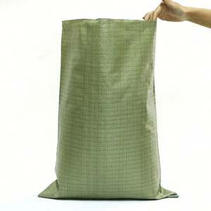 Sacs en polypropylène tissés en PP colorés, sacs d'emballage en plastique rouge, 25 kg, 50 kg - Product Image 1