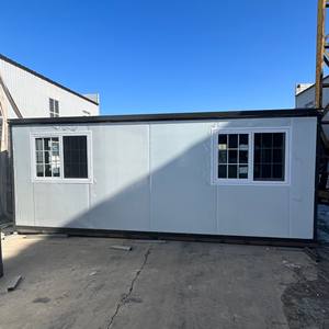 Maison conteneur pliable et extensible en acier préfabriqué, entièrement meublée, 2 chambres, 1 salle de bain, installation facile, pour usage domestique, bureau ou extérieur - Product Image 3